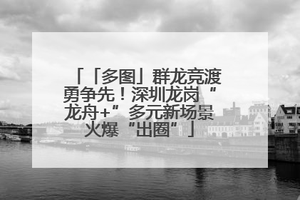 「多图」群龙竞渡勇争先！深圳龙岗“龙舟+”多元新场景火爆“出圈”