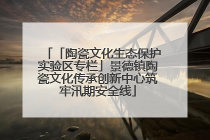 「陶瓷文化生态保护实验区专栏」景德镇陶瓷文化传承创新中心筑牢汛期安全线