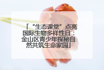 “生态课堂”点亮国际生物多样性日：金山区青少年探秘自然共筑生命家园