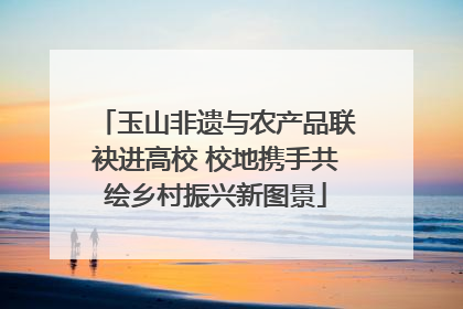 玉山非遗与农产品联袂进高校 校地携手共绘乡村振兴新图景