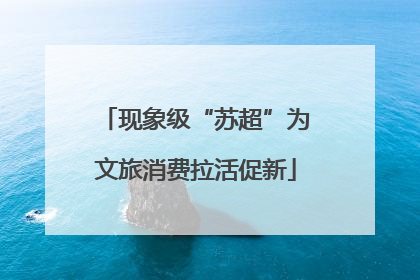 现象级“苏超”为文旅消费拉活促新
