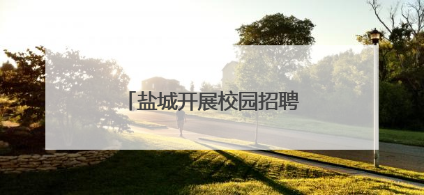 盐城开展校园招聘活动 促进高校毕业生来盐留盐就业