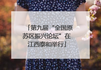 第九届“全国原苏区振兴论坛”在江西泰和举行
