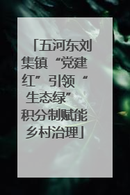 五河东刘集镇“党建红”引领“生态绿” 积分制赋能乡村治理