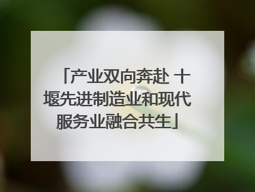 产业双向奔赴 十堰先进制造业和现代服务业融合共生