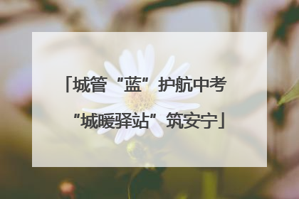 城管“蓝”护航中考 “城暖驿站”筑安宁