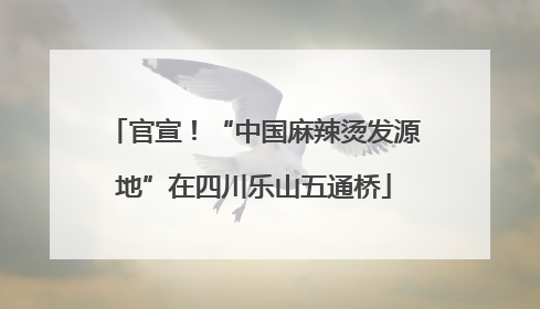 官宣！“中国麻辣烫发源地”在四川乐山五通桥