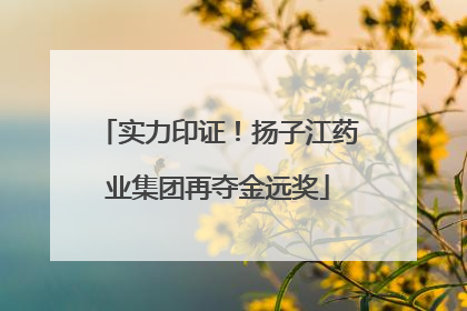 实力印证！扬子江药业集团再夺金远奖