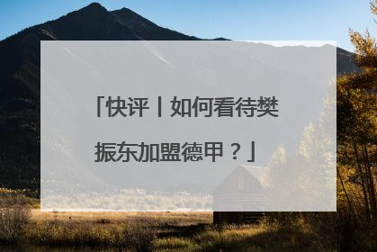 快评丨如何看待樊振东加盟德甲？