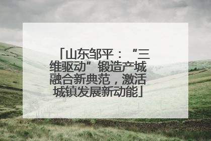 山东邹平：“三维驱动”锻造产城融合新典范，激活城镇发展新动能