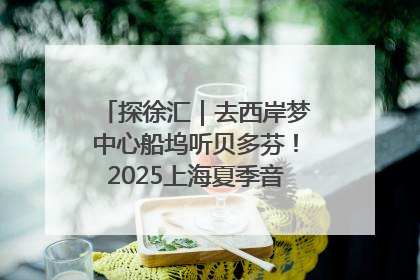 探徐汇｜去西岸梦中心船坞听贝多芬！2025上海夏季音乐节公布节目阵容