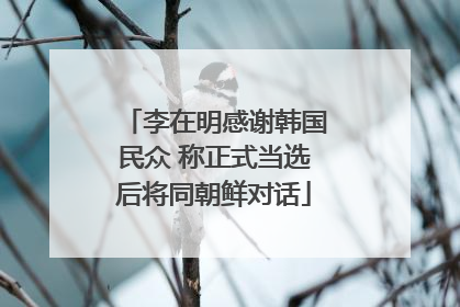 李在明感谢韩国民众 称正式当选后将同朝鲜对话