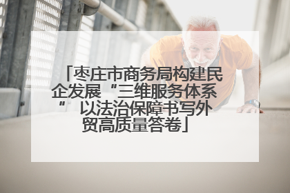 枣庄市商务局构建民企发展“三维服务体系” 以法治保障书写外贸高质量答卷