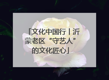 文化中国行丨沂蒙老区“守艺人”的文化匠心