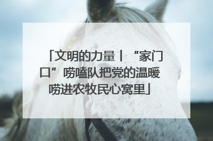 文明的力量丨“家门口”唠嗑队把党的温暖唠进农牧民心窝里
