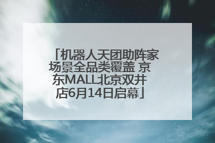 机器人天团助阵家场景全品类覆盖 京东MALL北京双井店6月14日启幕