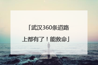 武汉360条道路上都有了！能救命