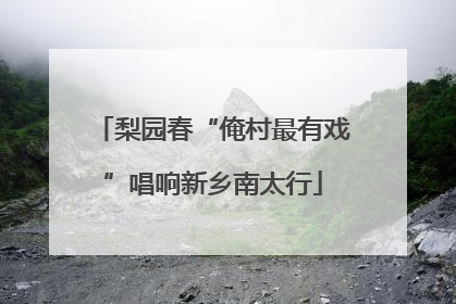 梨园春“俺村最有戏”唱响新乡南太行
