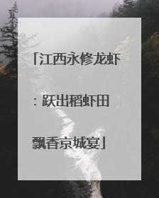 江西永修龙虾：跃出稻虾田 飘香京城宴