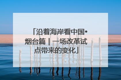 沿着海岸看中国•烟台篇｜一场改革试点带来的变化