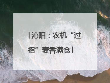 沁阳：农机“过招”麦香满仓