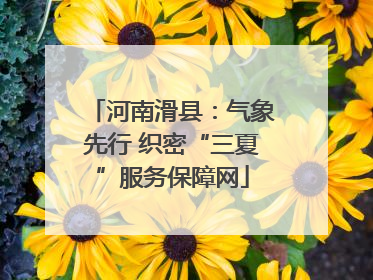 河南滑县：气象先行 织密“三夏”服务保障网