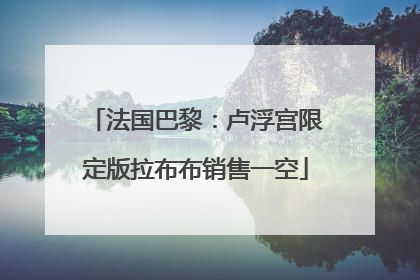 法国巴黎：卢浮宫限定版拉布布销售一空