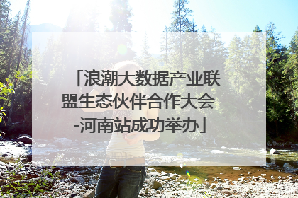 浪潮大数据产业联盟生态伙伴合作大会-河南站成功举办