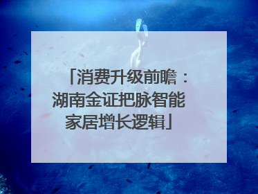 消费升级前瞻：湖南金证把脉智能家居增长逻辑