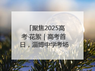 聚焦2025高考·花絮｜高考首日，淄博中学考场外的“永生花”传递温暖与祝福