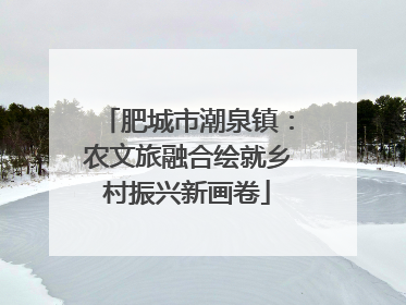 肥城市潮泉镇：农文旅融合绘就乡村振兴新画卷
