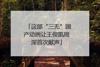 这部“三无”国产动画让王俊凯周深首次献声