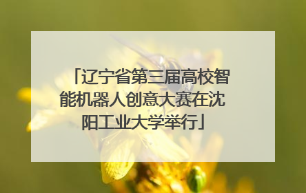 辽宁省第三届高校智能机器人创意大赛在沈阳工业大学举行