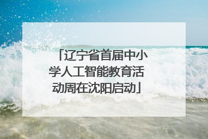 辽宁省首届中小学人工智能教育活动周在沈阳启动