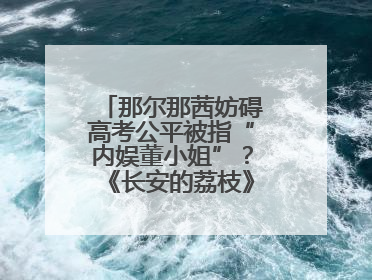 那尔那茜妨碍高考公平被指“内娱董小姐”？《长安的荔枝》播出未受影响