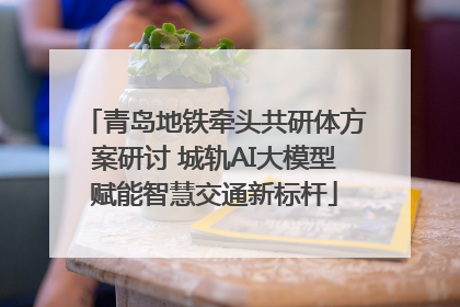 青岛地铁牵头共研体方案研讨 城轨AI大模型赋能智慧交通新标杆