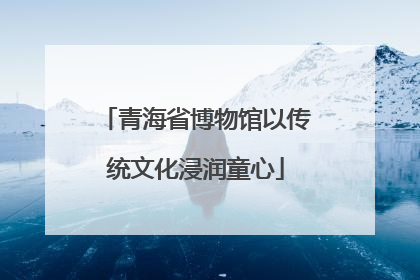 青海省博物馆以传统文化浸润童心