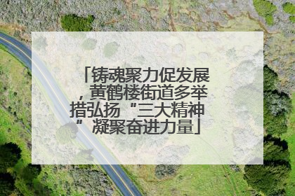 铸魂聚力促发展，黄鹤楼街道多举措弘扬“三大精神”凝聚奋进力量
