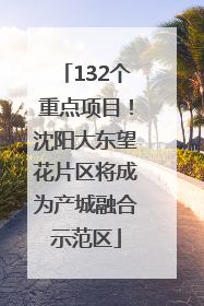 132个重点项目！沈阳大东望花片区将成为产城融合示范区